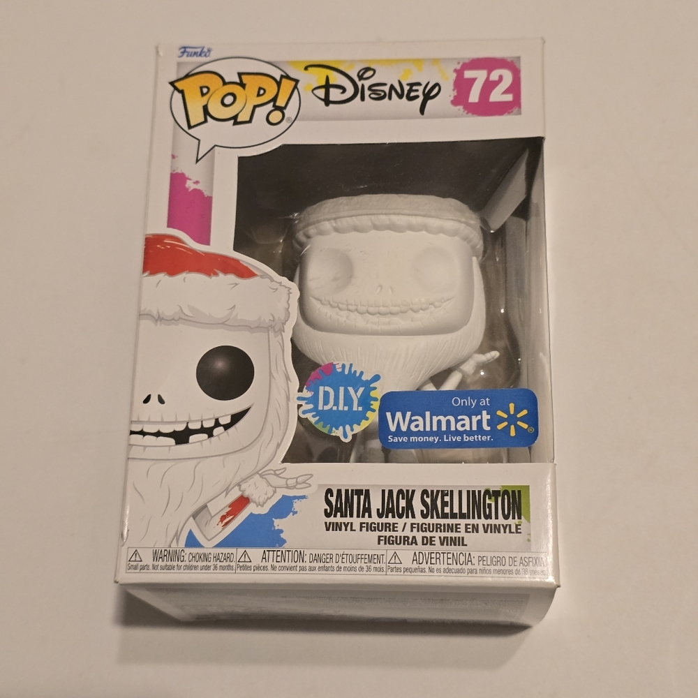 Funko Pop White Santa Jack Skellington Figure
